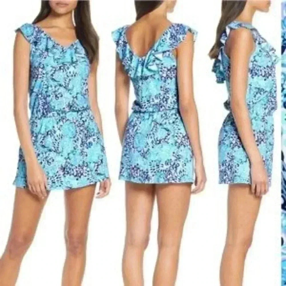 Alessa Light Aqua Romper spritz NWT1️⃣